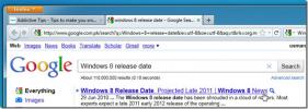 Keresési eredmények megnyitása a Firefox keresősávjáról az Új lapon [kiterjesztés]