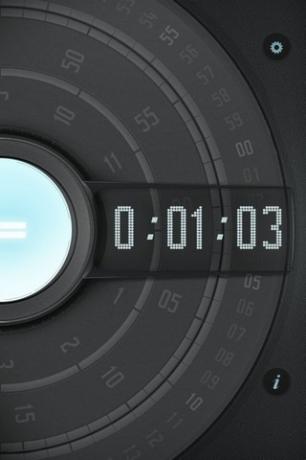 Волновой таймер iOS Clock