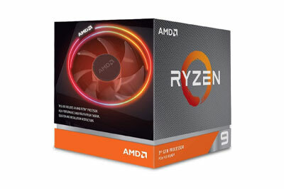 Processador AMD Ryzen 9 3900X de edição de vídeo