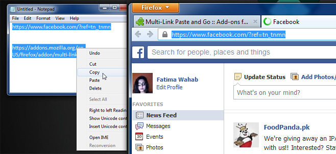 Firefox add-on-multiple-link-incolla-and-go