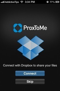 Dropbox ProxToMe iOS