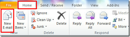 Outlook nova pošta
