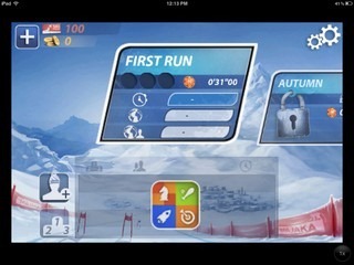 Домашен екран за ски шампион
