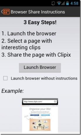 Clipix-Android-Share-Web