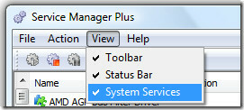 Service Manager Plus - usługi systemowe