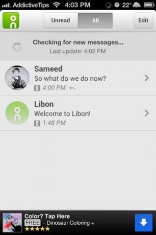 Libon iOS-threads