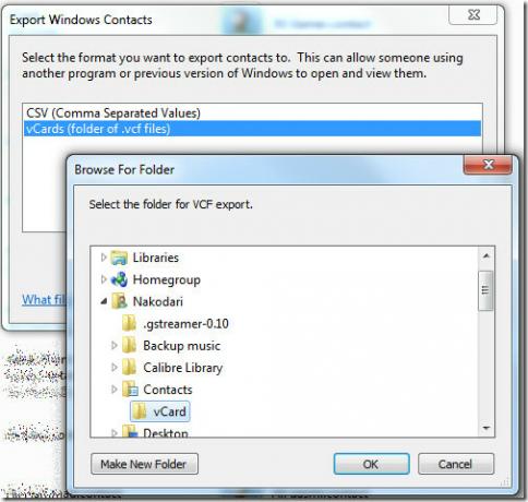 vCards Windows-kontakter