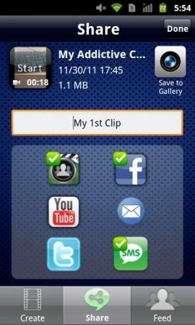 HighlightCam-Social-OS Android iOS-Share