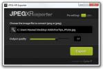 JPEG XR Износител: Конвертирайте JPEG и PNG файлове в WDP
