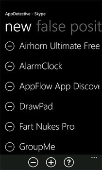 AppDetective New Apps WP7