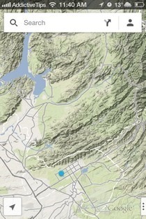 Topografi untuk Tampilan Google Maps