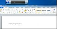 V programu Windows 7 nadomestite prepoznavanje govora Word 2010