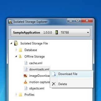 Samostatné samostatné úložiště Explorer WP7