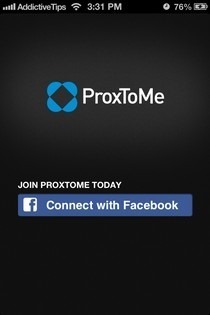 ProxToMe iOS Facebook