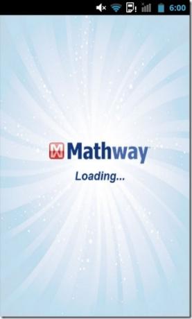 Mathway-Android Glosár-Splash