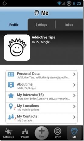 Spontacts-Android-Profile