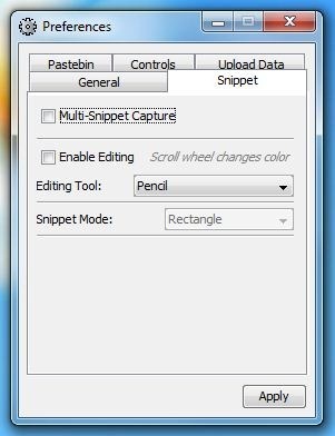 Snipping Tool _Preferences