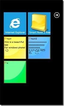 Smart Notes 2 WP7: lle
