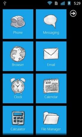 WP7 Launcher Android Home
