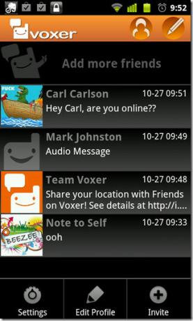 02-Voxer Android-Home