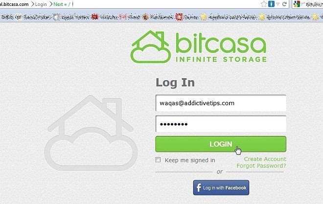 Bitcasa_WebLogin