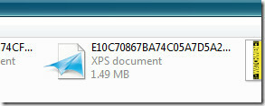 XPS dokument