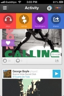 Soundwave Music Discovery iOS-Feed
