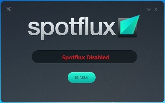 Spotflux Включить