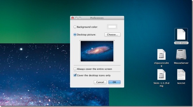Schermata Helper desktop