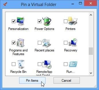 Sematkan Folder Virtual