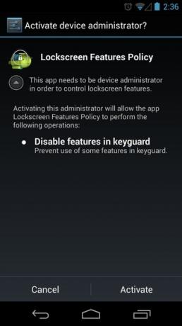 Lockscreen-funksjoner-policy Android-3