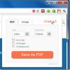 IWeb2x Browser Extension يحفظ صفحات الويب كملفات PDF قابلة للطباعة أو صور