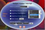 Rýchle skrytie internetového prehliadača a systému IM Messenger Windows