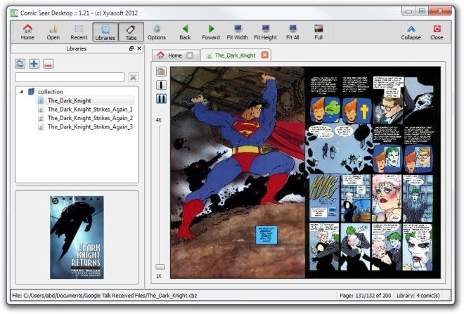 Comic Seer Desktop Main