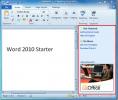Отключить или удалить рекламу в Office 2010 Starter