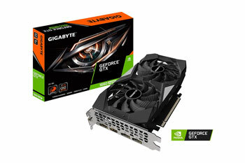 Gigabyte GeForce GTX 1660 Super OC 6G grafikkort, 2X vindkraftsfläktar, 6 GB