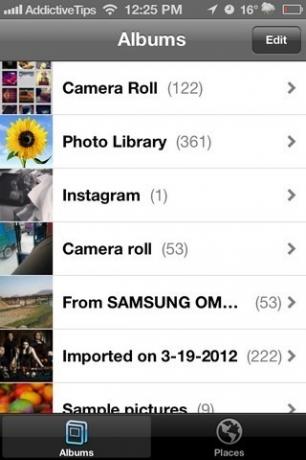 Instagram iOS albums