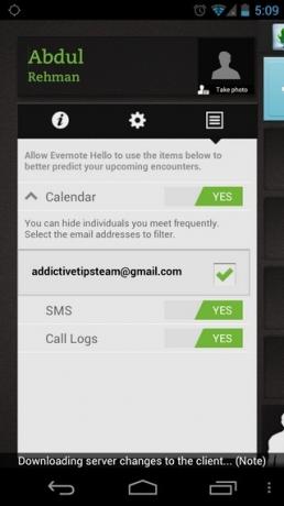 Evernote-Halo-android-My-profil