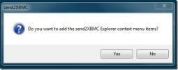 Send2XBMC lähettää tiedoston tai URL-osoitteen XBMC Media Centeriin
