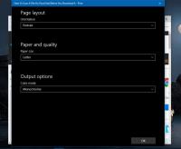 Kako tiskati črno-belo v Microsoft Edge v sistemu Windows 10