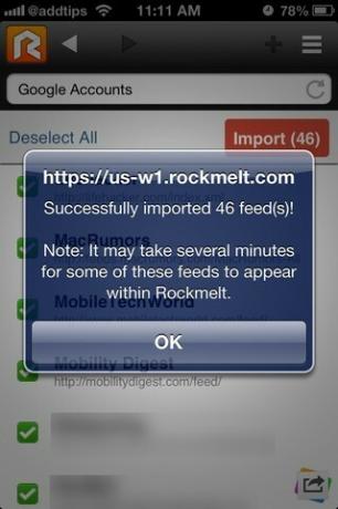 Úspěch společnosti Rockmelt iOS
