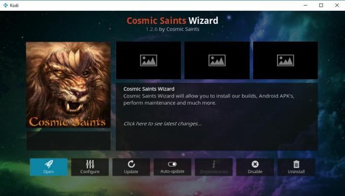 Best Kodi Wizard Addons 6 - Assistente de Cosmic Saints