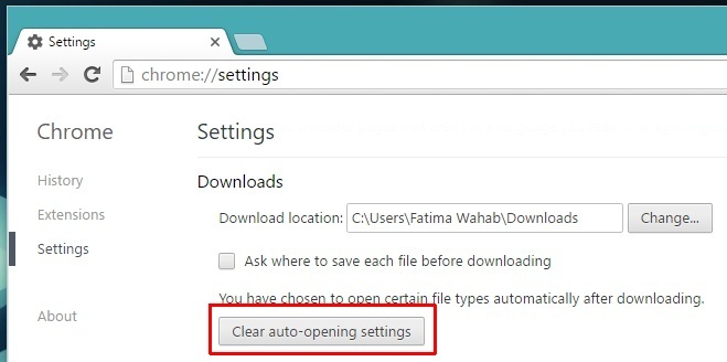 clear-auto-open-settings-chrome