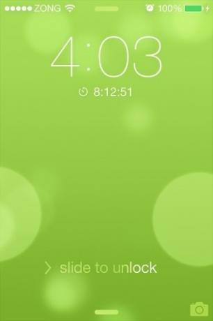 iOS 7 brojač zaključanih zaslona