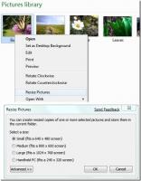 Image Resizer Powertoy Clone لنظام التشغيل Windows 7