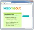يساعد KeepMeOut على تقييد الوصول إلى مواقع الويب لفترة زمنية محددة