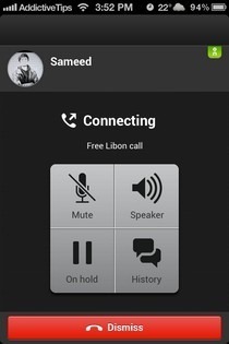Libon iOS Κλήση