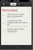 IOS 5 Reminders App; Tehtäväluettelot, aika- ja sijaintiperusteiset hälytykset