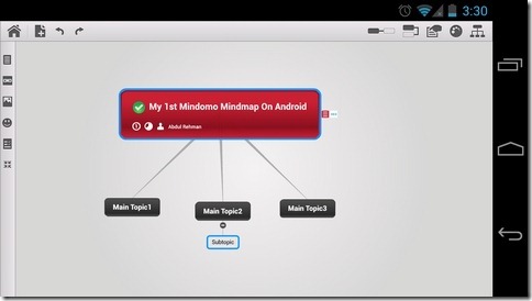 Mindomo-Android-Landsacpe