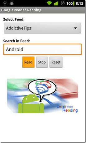 GoogleReader lasīšana operētājsistēmai Android